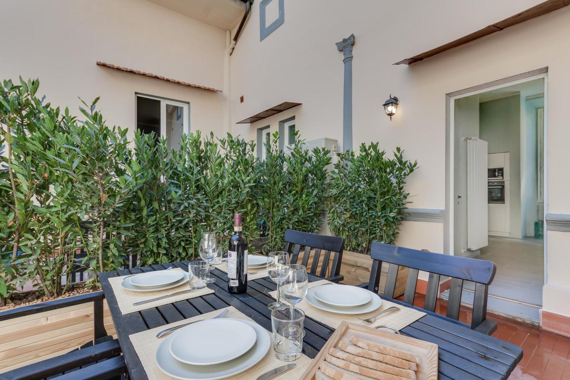 Apartments Florence-Taddea Terrace Extérieur photo